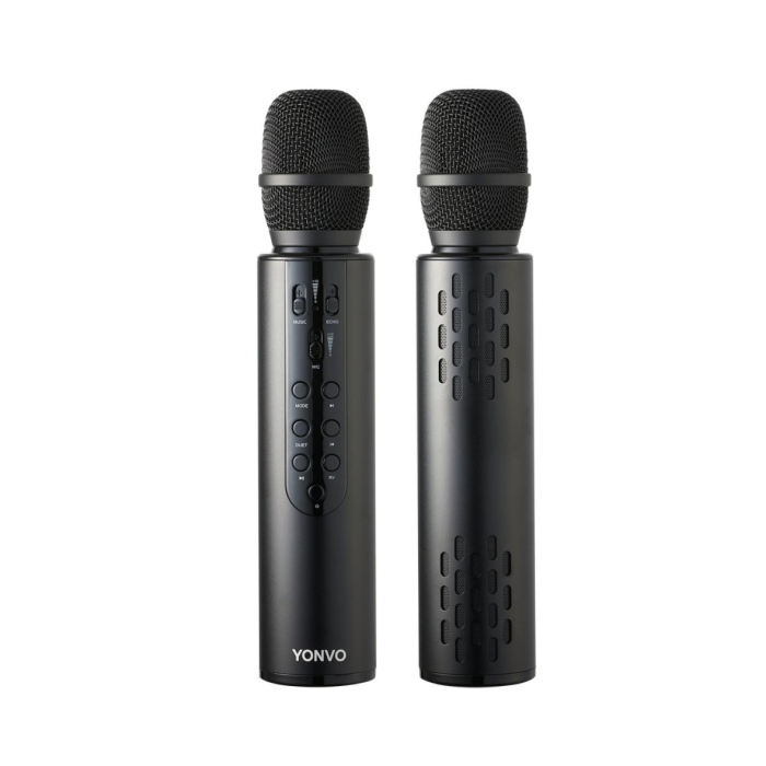 a pair of microphones