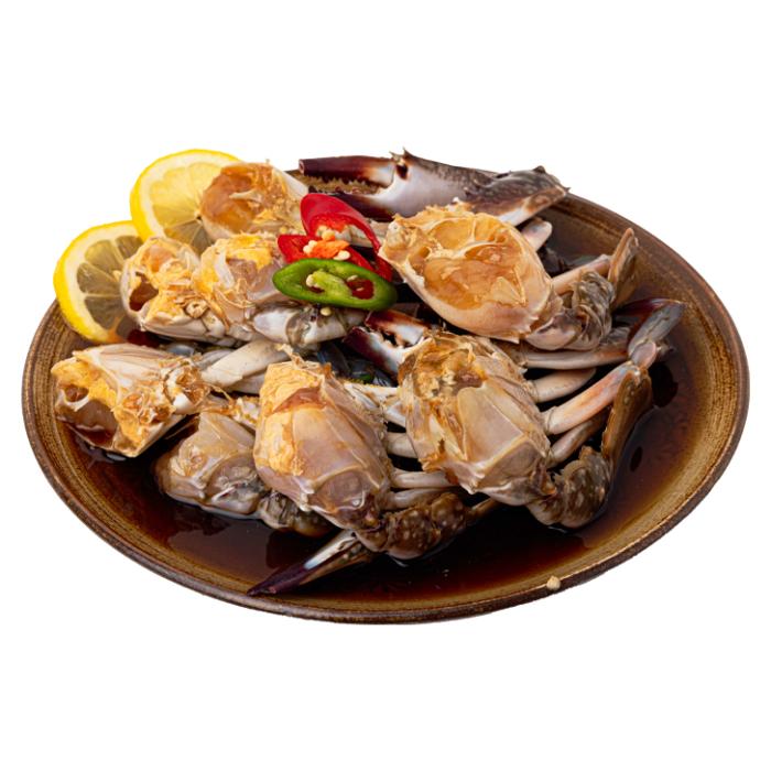 a plate of crab claws