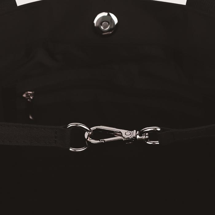 Nylon Polyester Cotton Daily Bag (Black)