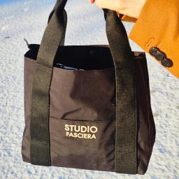Nylon Polyester Cotton Daily Bag (Black)