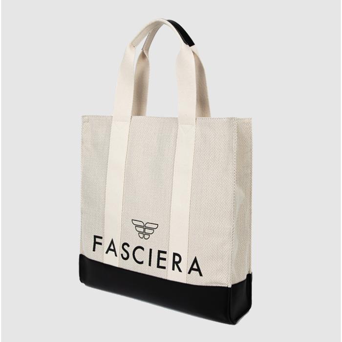 PU & Leather Mix Daily Handbag