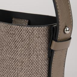 PVC & Cowhide Blend Daily Handbag