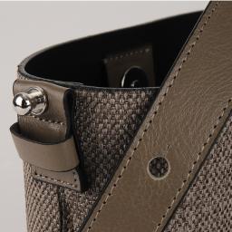 PVC & Cowhide Blend Daily Handbag
