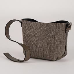 PVC & Cowhide Blend Daily Handbag