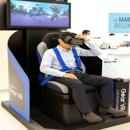 A 3DOF motion simulator chair that synchronizes with VR headsets to provide realistic movements such as pitch, roll, and heave. It is mainly used for entertainment, exhibitions, and promotional events to deliver immersive VR experiences.