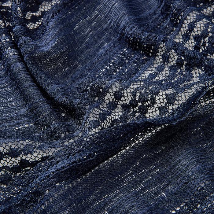 POLY SPAN RUFFLE RASCHEL LACE