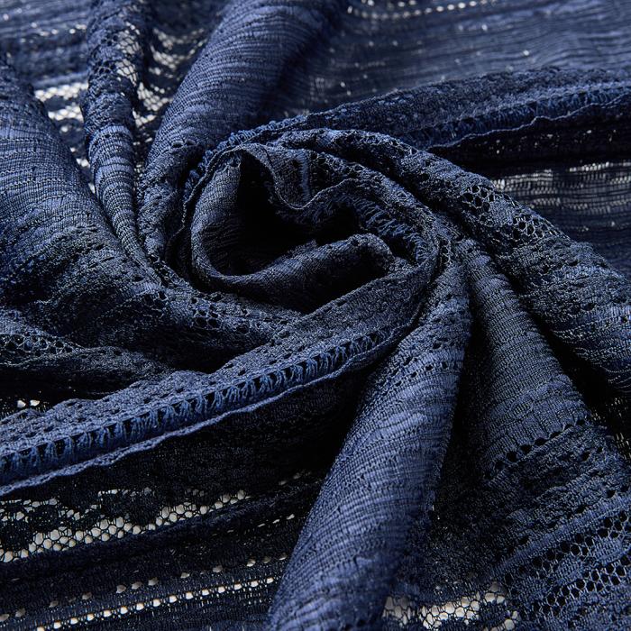 POLY SPAN RUFFLE RASCHEL LACE