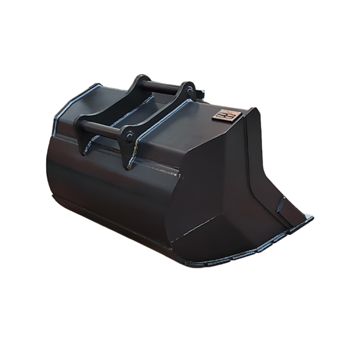 Rear angled view showing QS60 coupler mount and curved rear plate structure