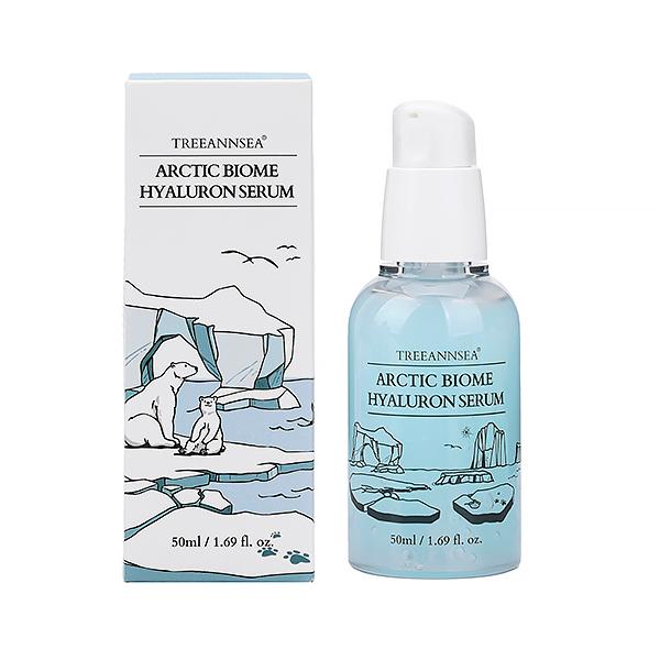 This hydrating serum strengthens the skin barrier with micro polar biome derived from Arctic microorganisms, while glacial water and low-molecular-weight hyaluronic acid deliver deep hydration for smooth and healthy skin.