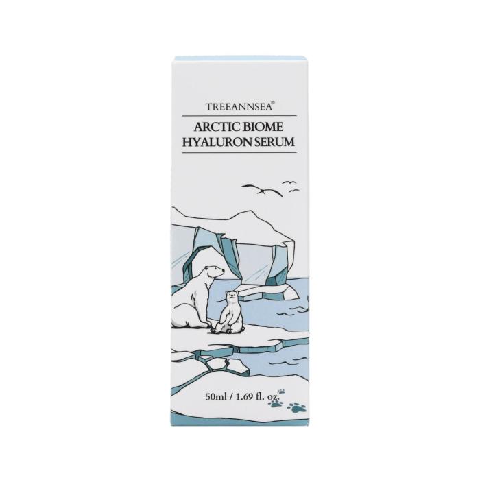 This hydrating serum strengthens the skin barrier with micro polar biome derived from Arctic microorganisms, while glacial water and low-molecular-weight hyaluronic acid deliver deep hydration for smooth and healthy skin.