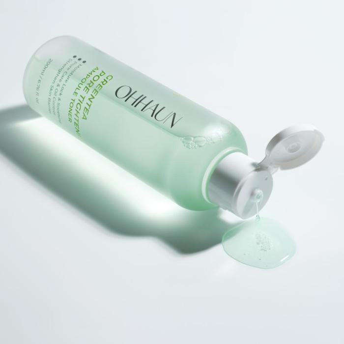 green tea pore tightening ampoule toner