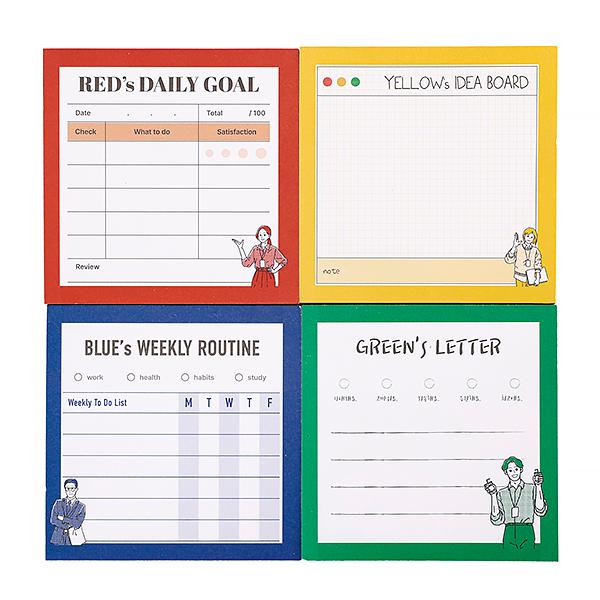 WorkPro Desk Kit – Yellow Type(Sticky Notes)