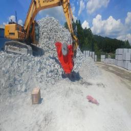 high quality crushing bucket for gravels,recycled concrete,stone
