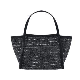 Tote Bag with Cotton Blend Finish (Black)