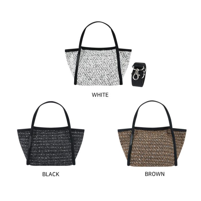 Tote Bag with Cotton Blend Finish (Black)