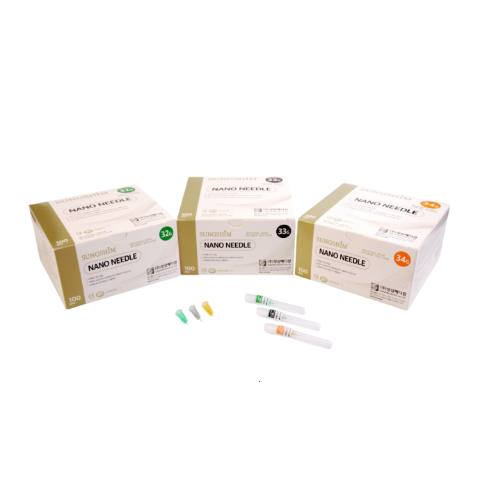 Best-Selling Nano needles in Korea! Sungshim Medical 32G 33G 34G meso Needles – Precision & Safety