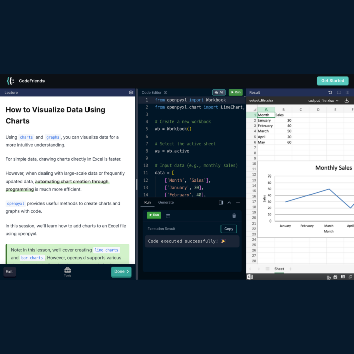 how to visualize data using charts