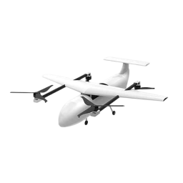 Perspective view of the AF400 tilt-rotor UAV, showcasing its aerodynamic fuselage and dual tilt-rotor design for both vertical takeoff and high-speed forward flight.