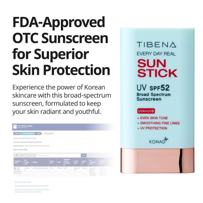 FDA-approved OTC sunscreen for superior sun protection