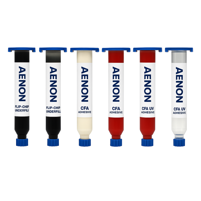 Full lineup of COFA adhesive syringes for semiconductor and electronic applications