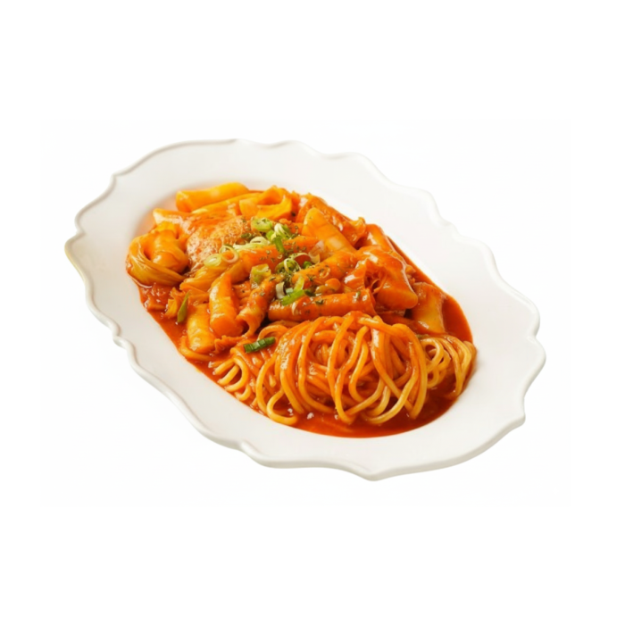 a plate of pasta
