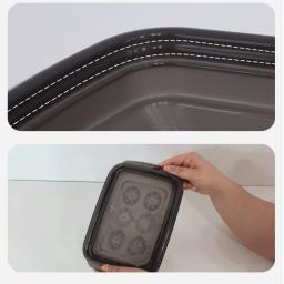 Set of 10 eco-friendly reusable containers