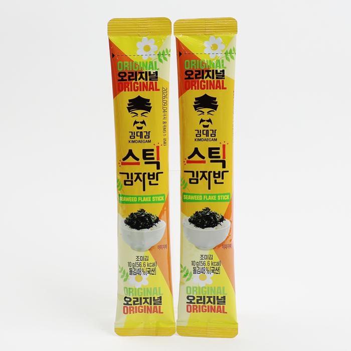 KIMDAEGAM Stick Type Seaweed Flakes - Original  10g 7EA
