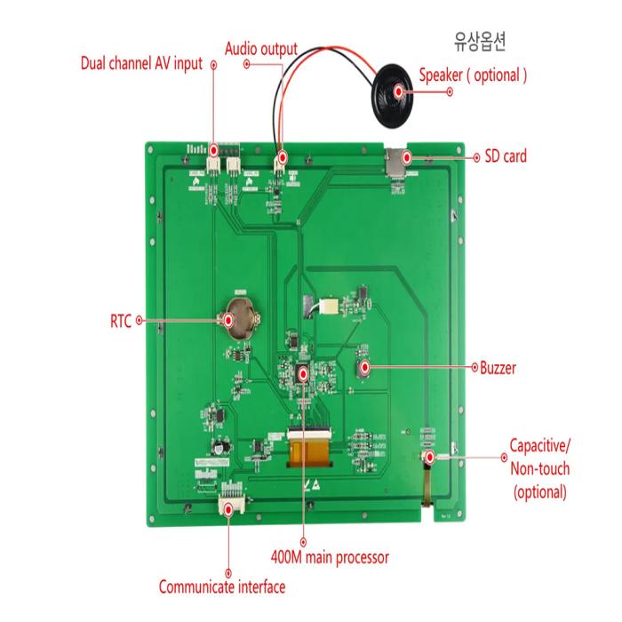 10.4 inch CD104M80600T-01R (400cd) 800x600 UART LCD MODULE