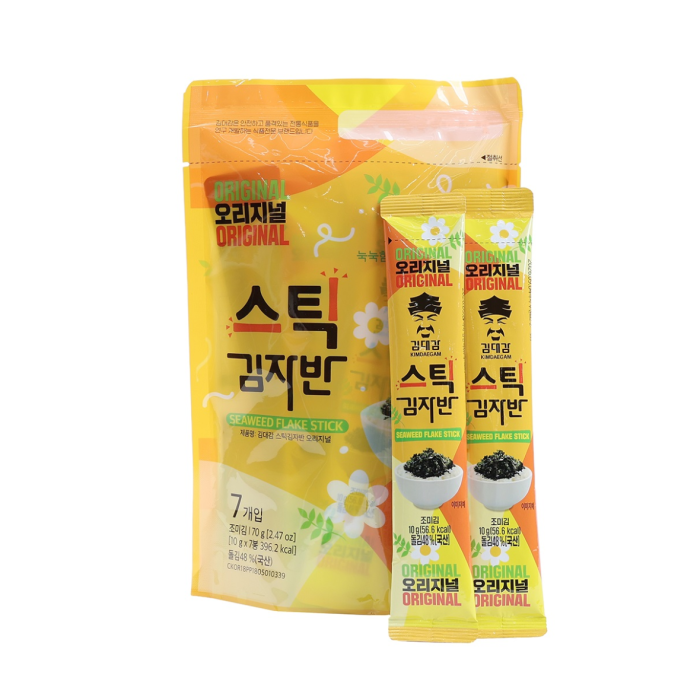 KIMDAEGAM Stick Type Seaweed Flakes - Original  10g 7EA