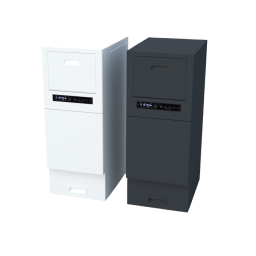 Built-in or freestanding food waste decomposition home appliance