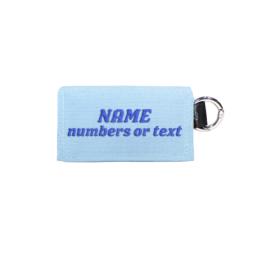 Embroidered custom name-on-it pouch