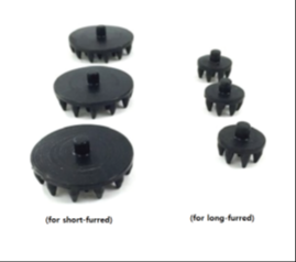 Special electrodes that can measure hair without shaving