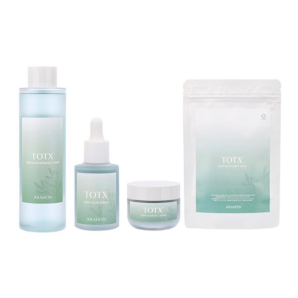 Arahon Totx Deep Glow Serum & Toner & GEL CREAM & SHEET MASK