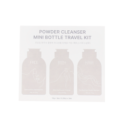 Redail Powder cleanser mini bottle travel kit