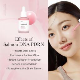 Medicube Salmon DNA PDRN Pink Peptide Serum, Pink glow serum 1.01 fl.oz