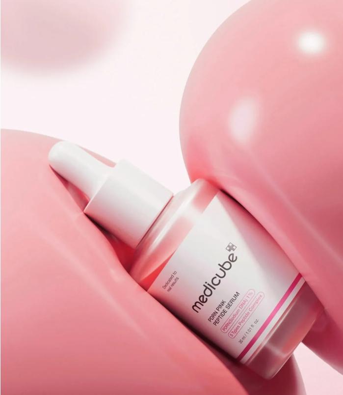 Medicube Salmon DNA PDRN Pink Peptide Serum, Pink glow serum 1.01 fl.oz
