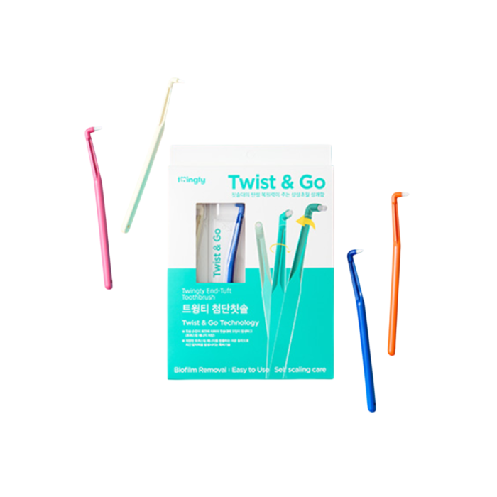 twingty endtuft Toothbrush Twist & Go Easiest Ever