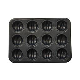 Commercial Non-stick Madeleine Mold Tray (Non-stick 12-cup Madeleine Pan)