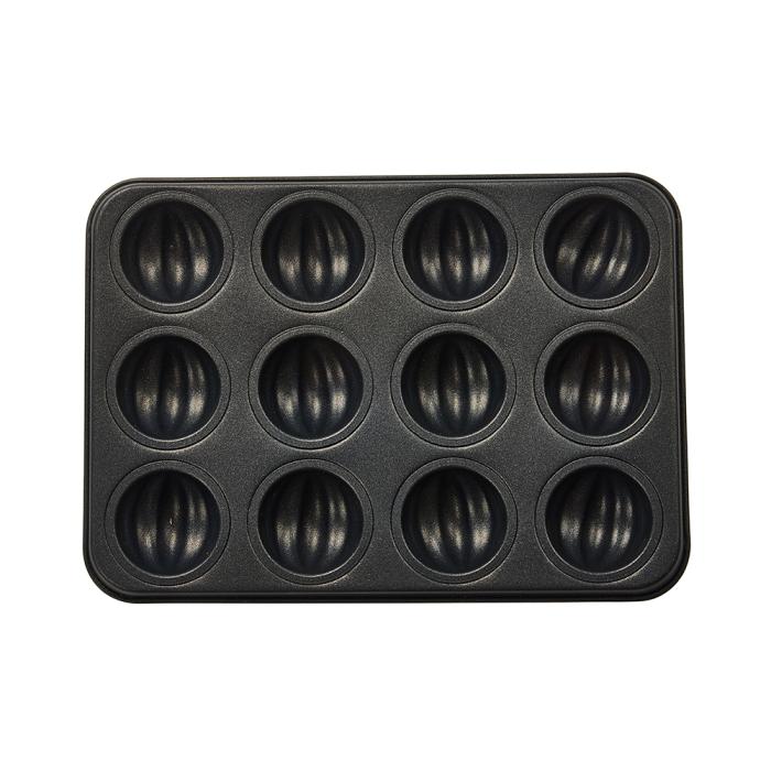 Commercial Non-stick Madeleine Mold Tray (Non-stick 12-cup Madeleine Pan)