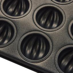 Commercial Non-stick Madeleine Mold Tray (Non-stick 12-cup Madeleine Pan)