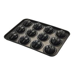 Commercial Non-stick Madeleine Mold Tray (Non-stick 12-cup Madeleine Pan)