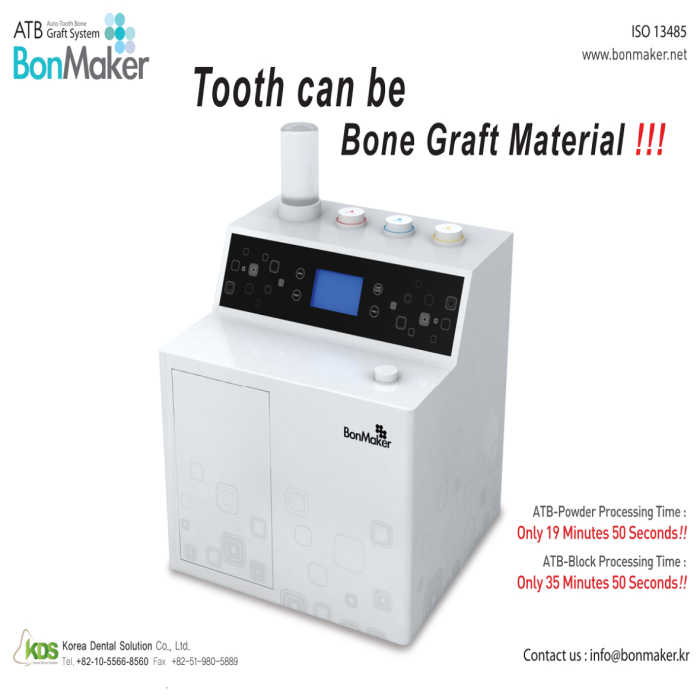 Tooth can be the perfect bone graft material