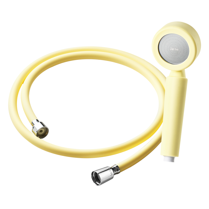 All:ba Silicone shower head and hose Kit