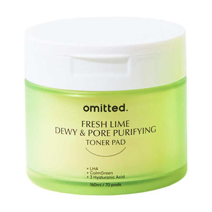 fresh lime dewy and pore purifying toner pad