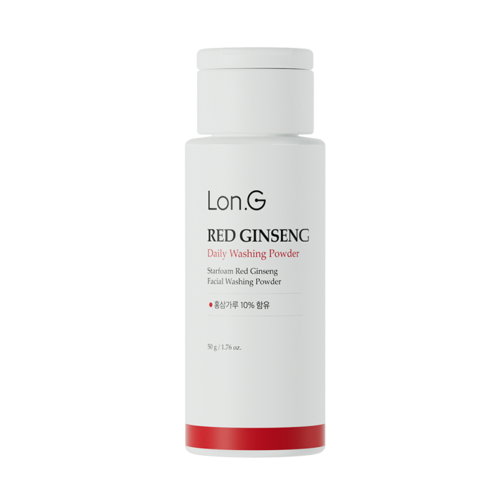 Contains 10% Red Ginseng Powder Skin-friendly mildly acidic pH 5.9 cleanser