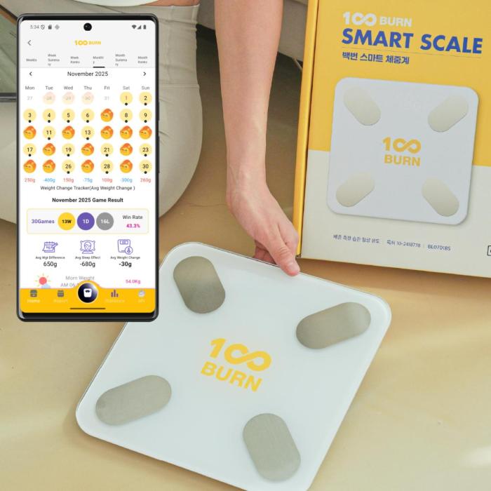 100BURN Smart Scale - Body composition analyzer