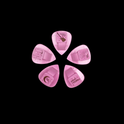 Magicpick Standard 0.74mm (Pink/Polycarbonate) - Small size for better grip for women and students.