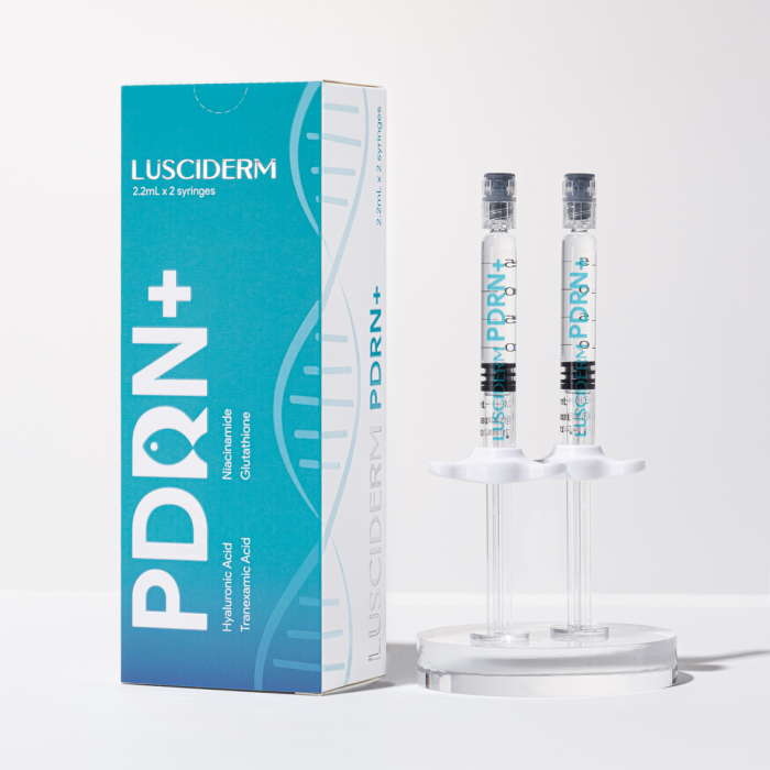 A PDRN skin booster with active ingredients of Niacinamide, Tranexamic Acid, Hyaluronic Acid, Glutathione