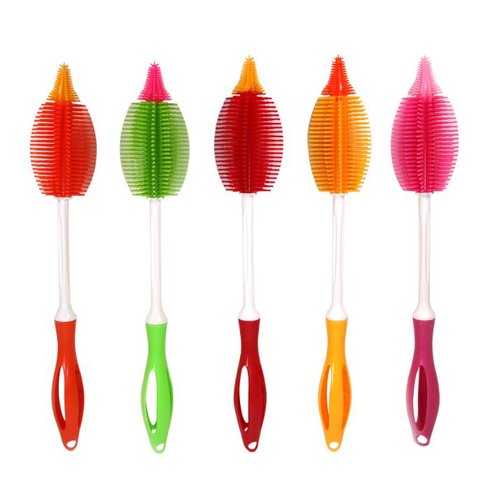 Petal 2-Way Bottle Brush (Straight / Rotating)