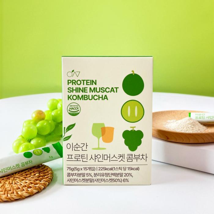 At this moment Protein Kombucha (Shine Muscat)